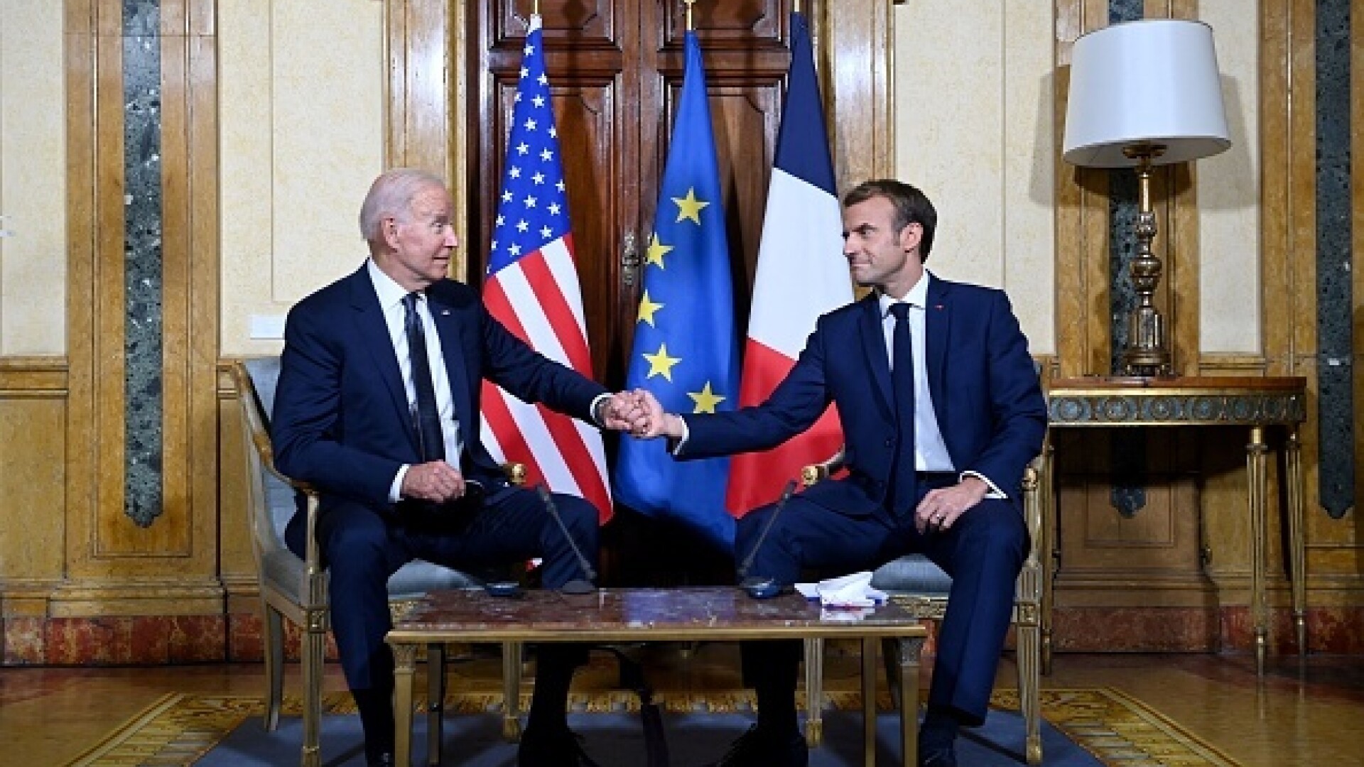 Joe Biden și Emmanuel Macron - 8