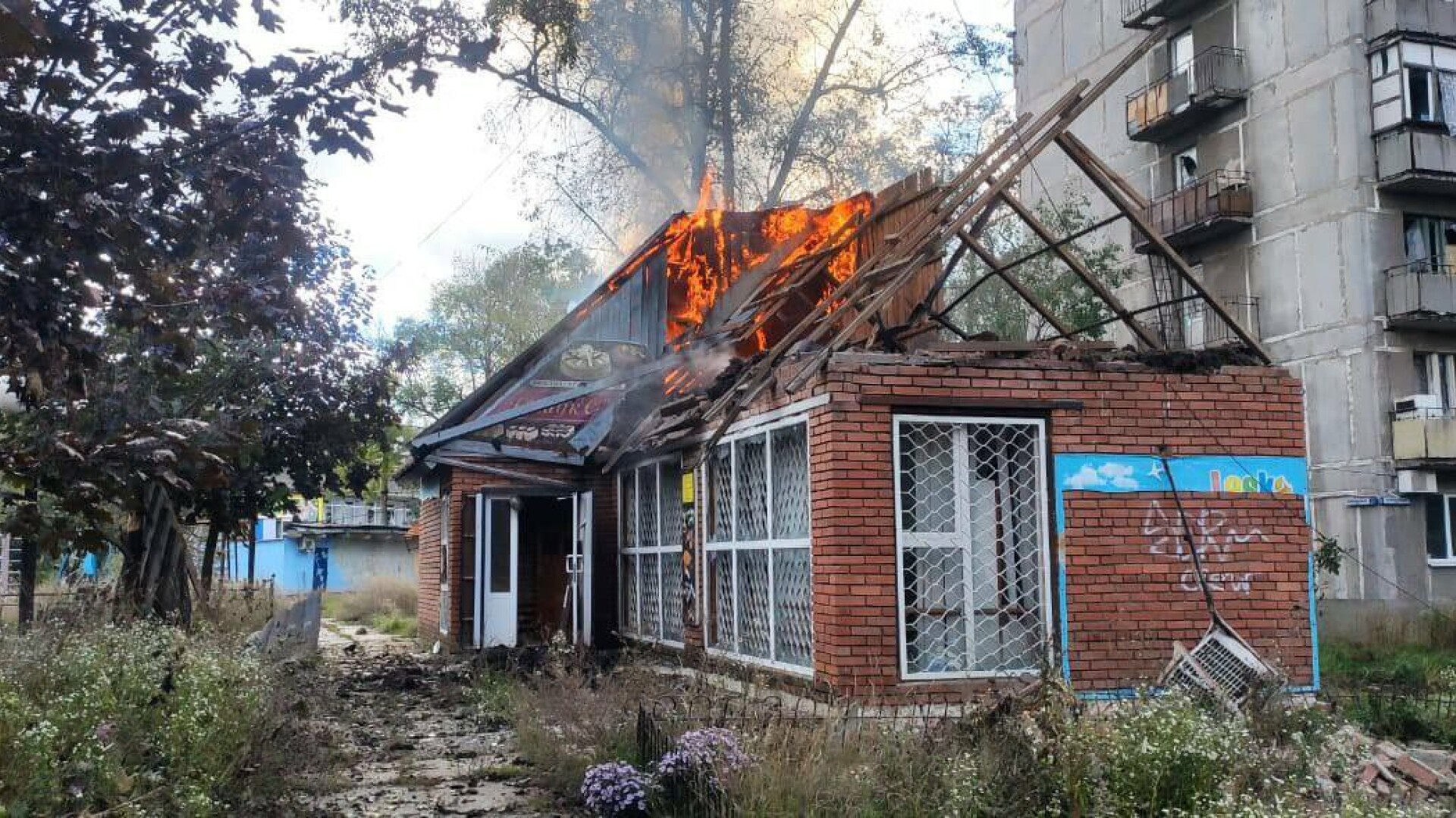 Atac în Avdiivka, în Doneţk