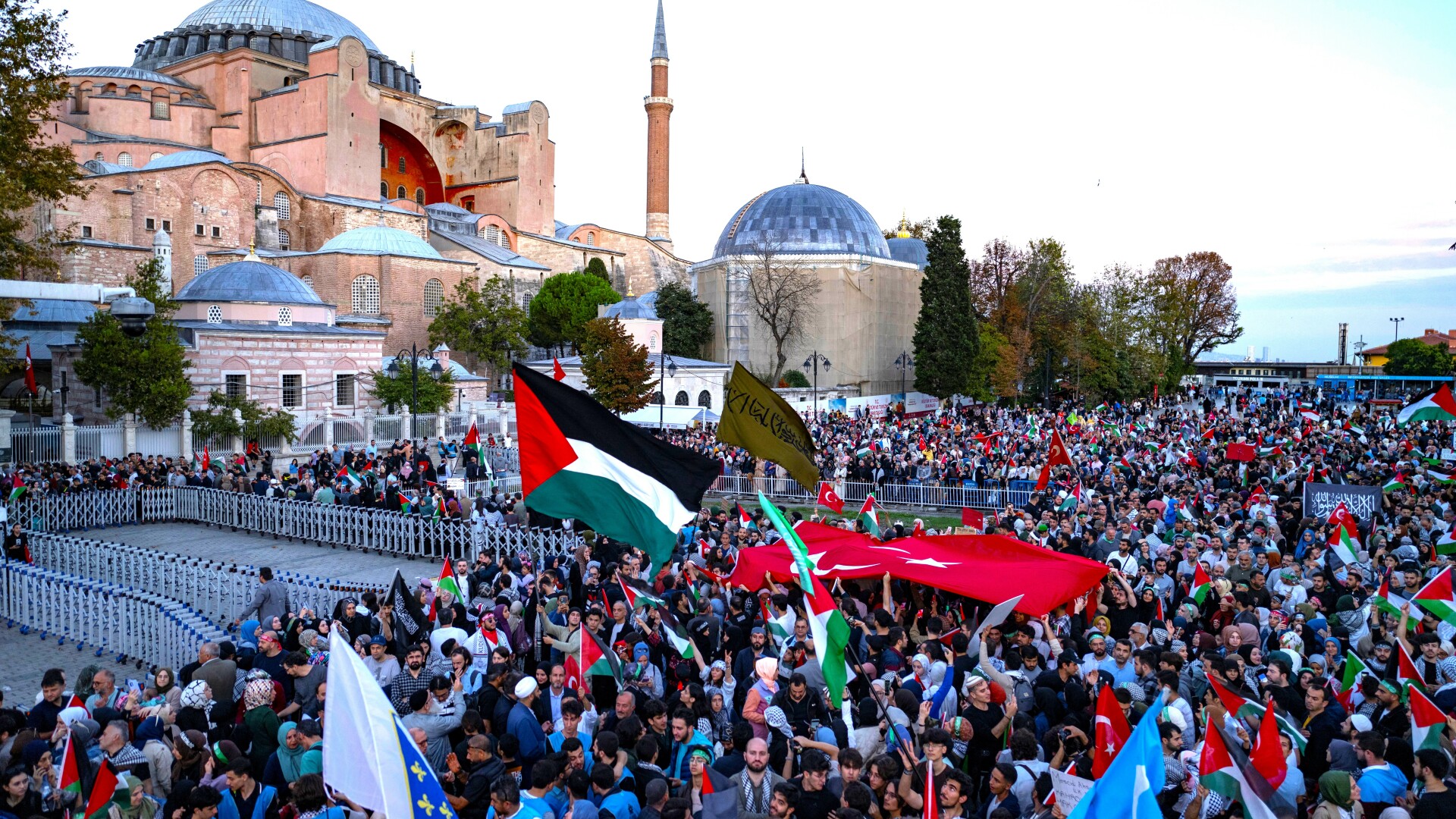 istanbul protest palestina