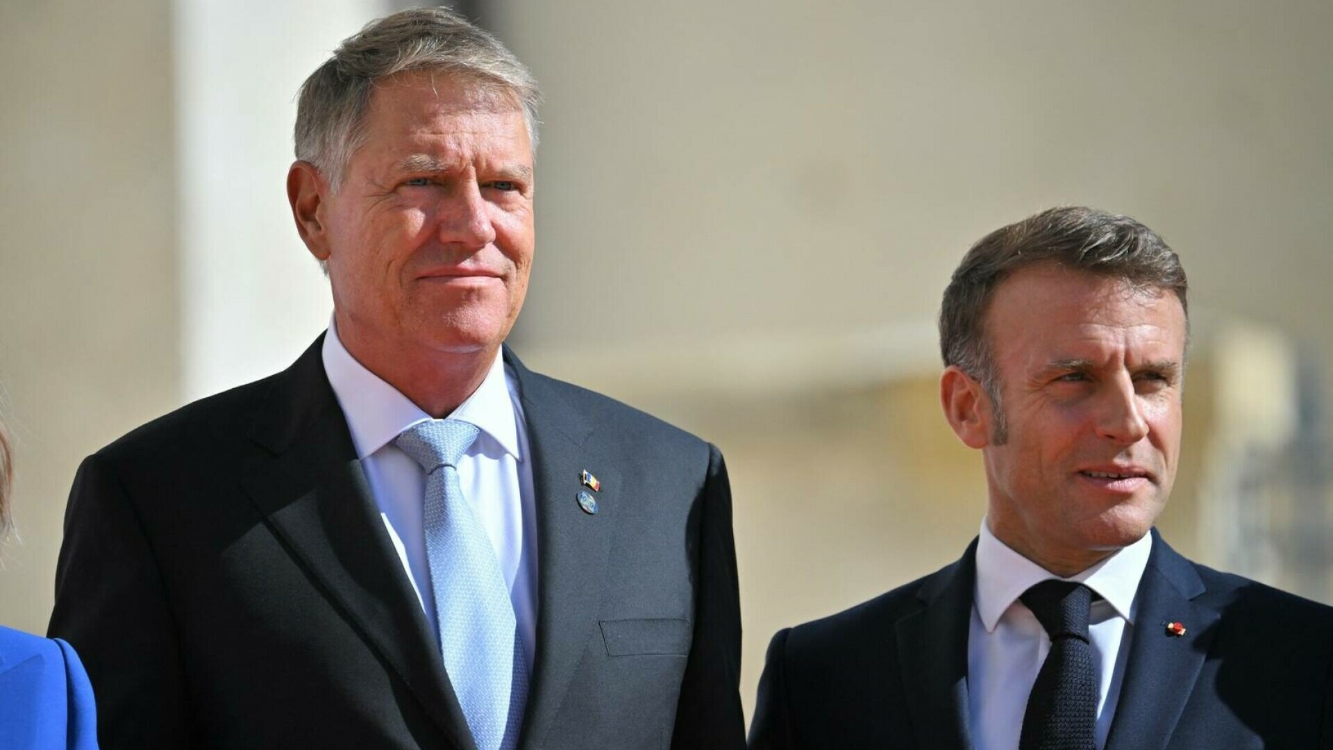 klaus iohannis, emmanuel macron