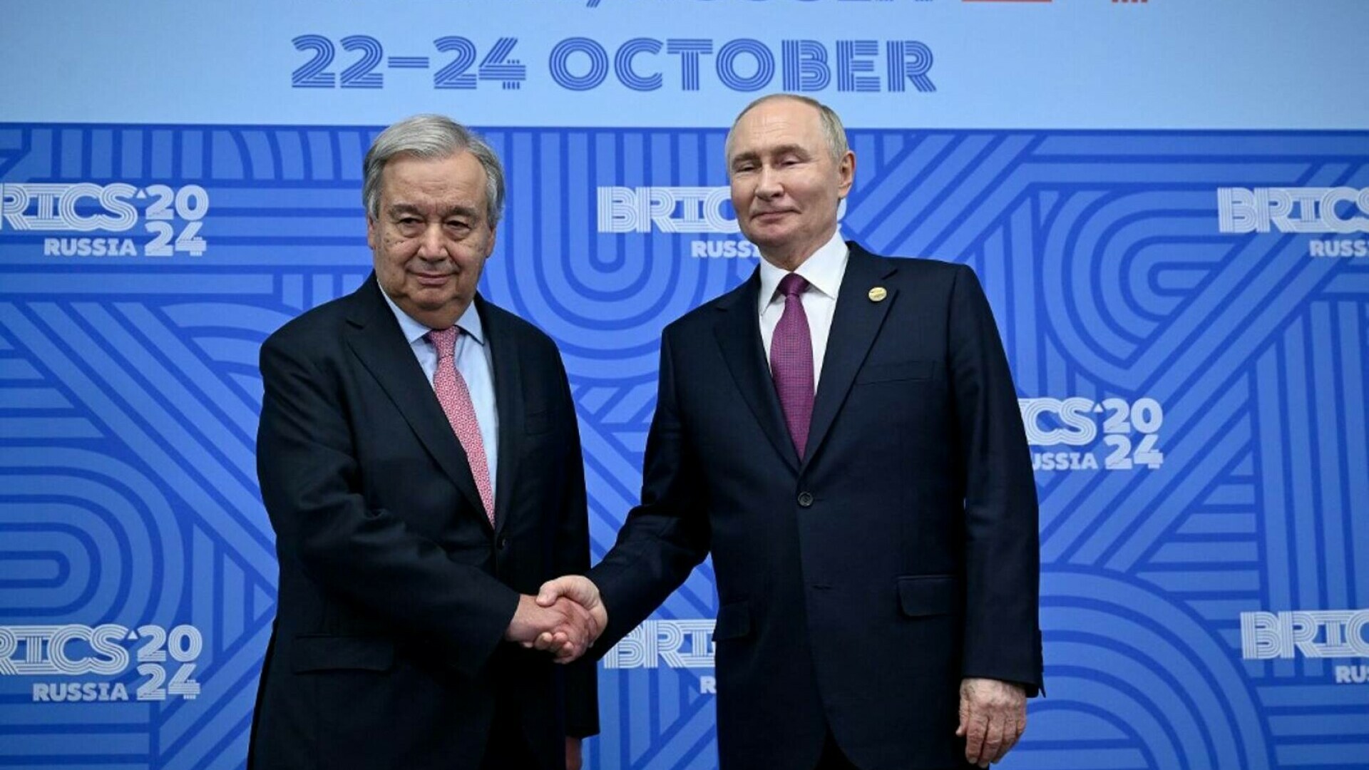 Antonio Guterres, Vladimir Putin