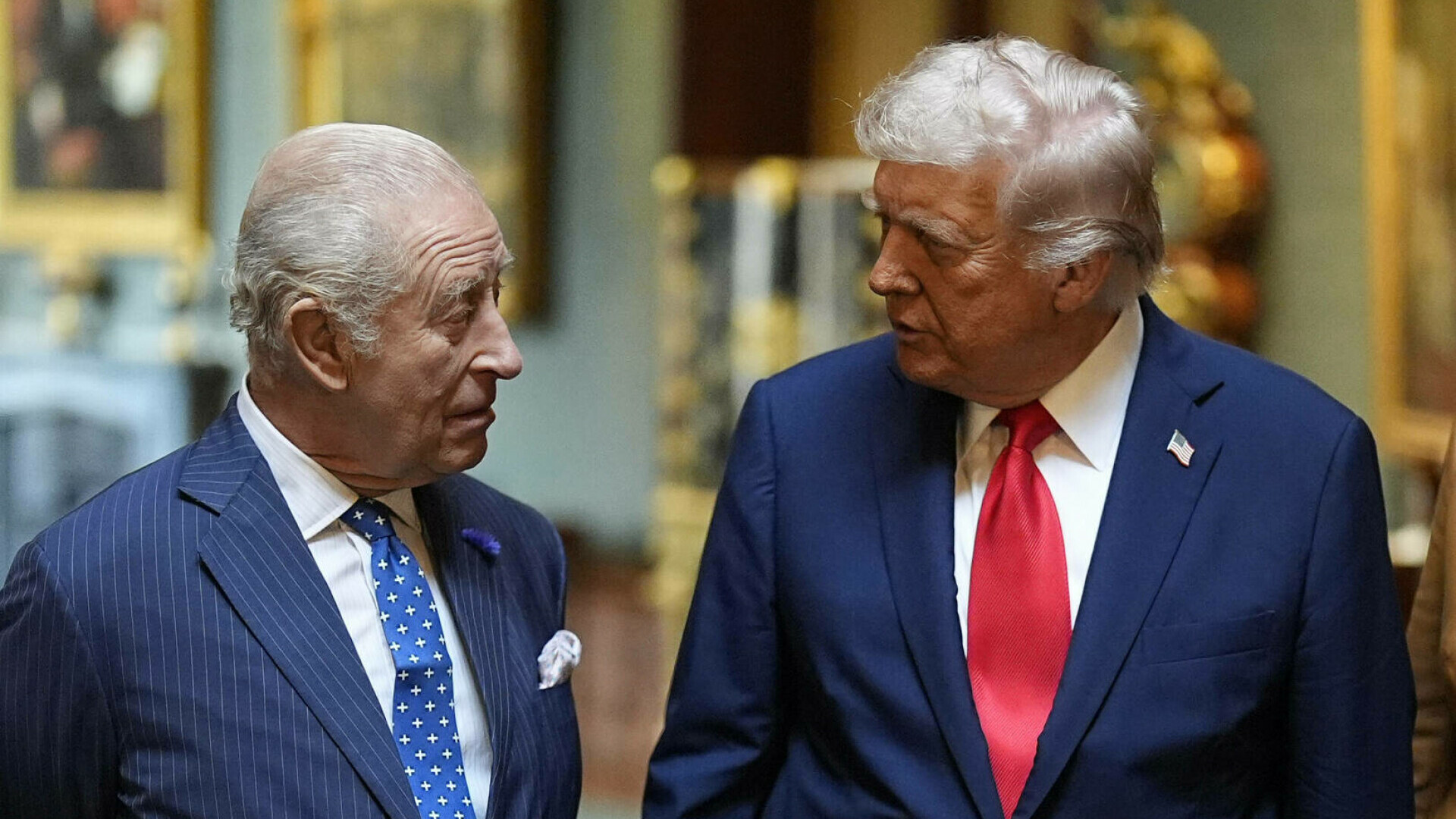donald trump regele charles
