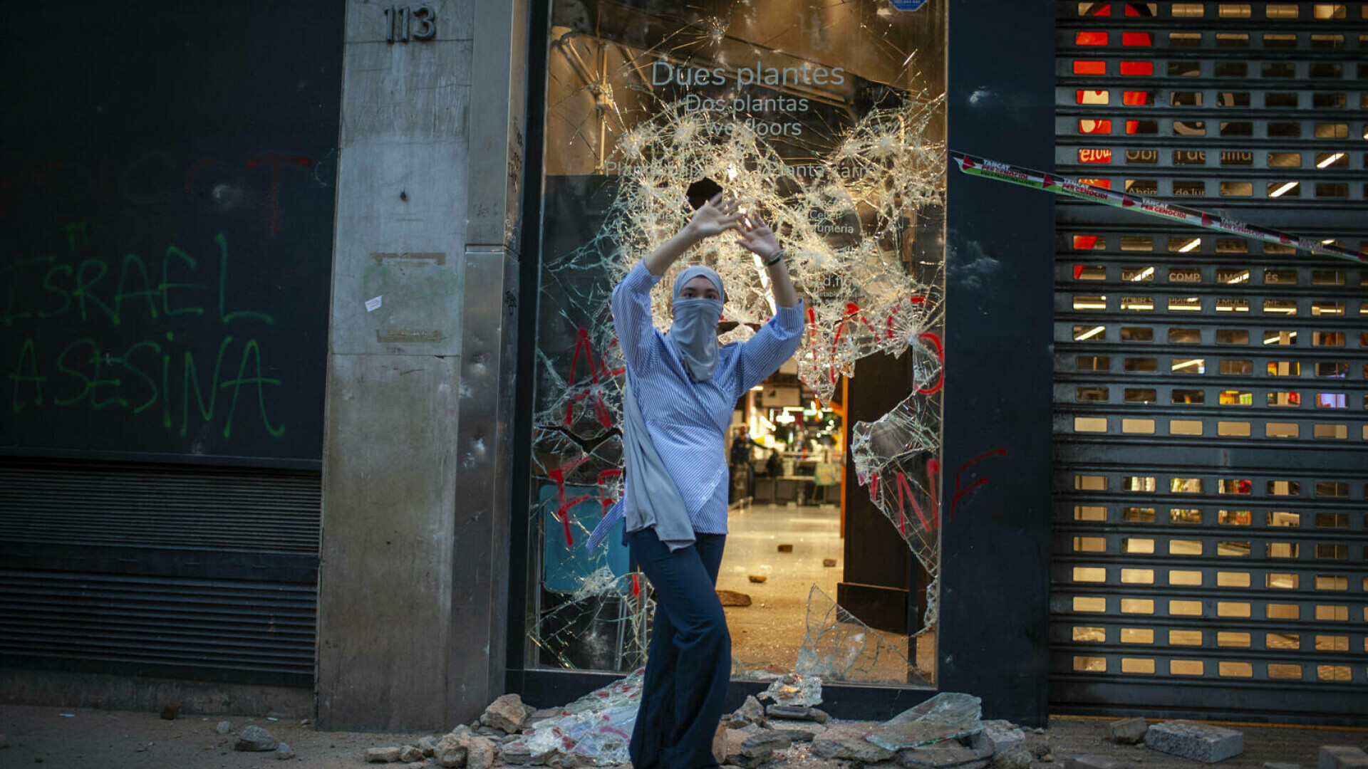 proteste barcelona pro-palestina