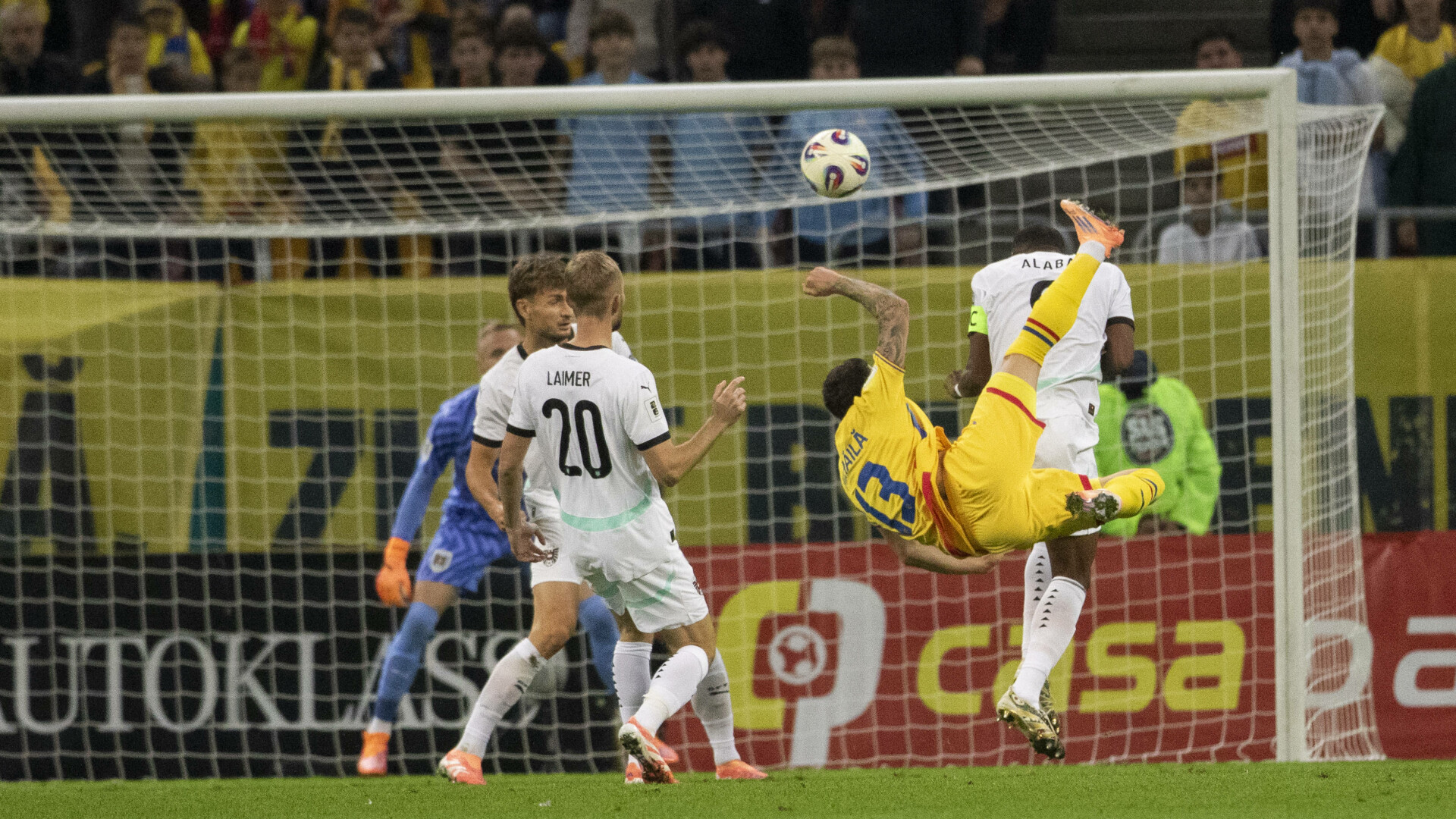 România-Austria, 1-0. ”Tricolorii” înscriu la ultima fază a meciului și  păstrează speranța pentru Cupa Mondială din 2026 - Știrile ProTV