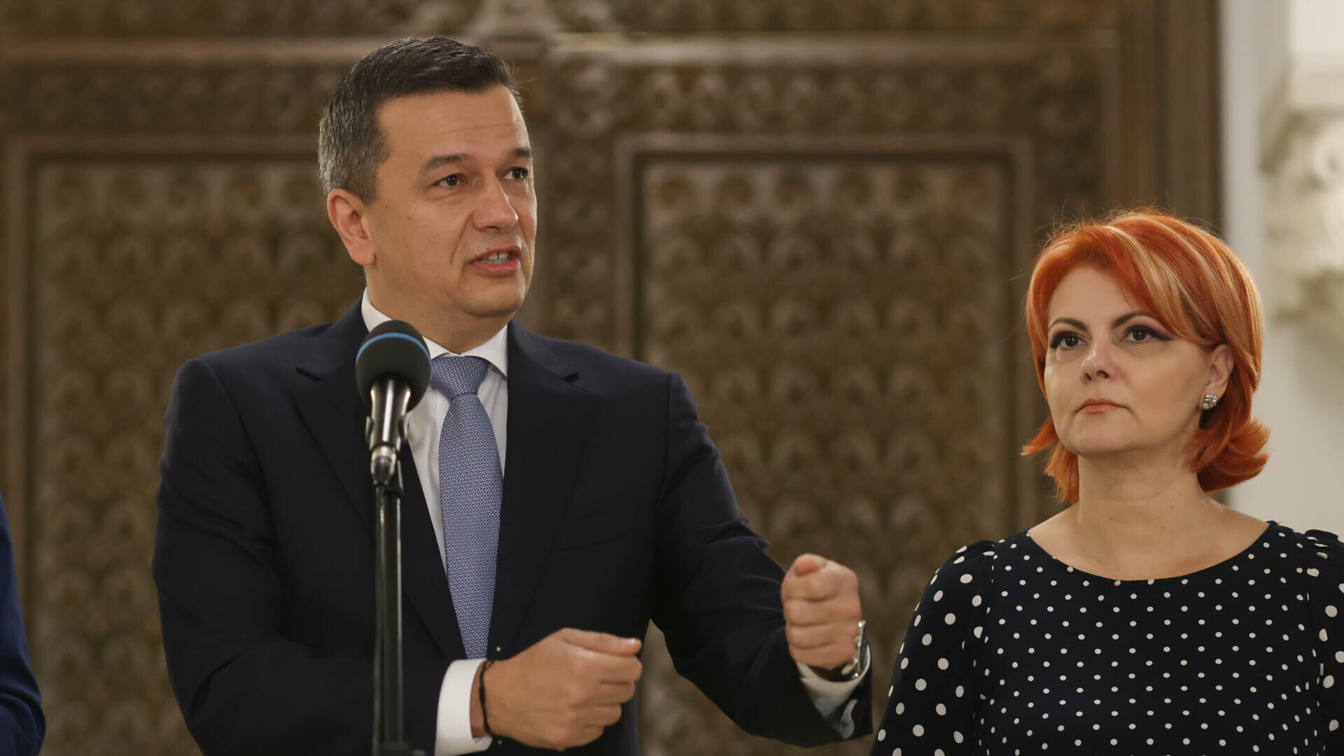 Sorin Grindeanu și Lia Olguța Vasilescu