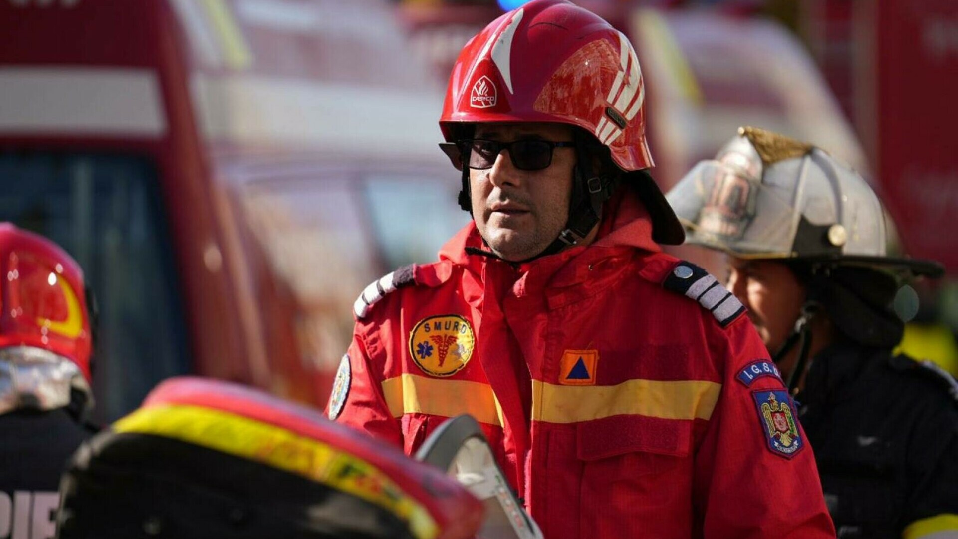 explozie rahova - imagini cu salvatorii