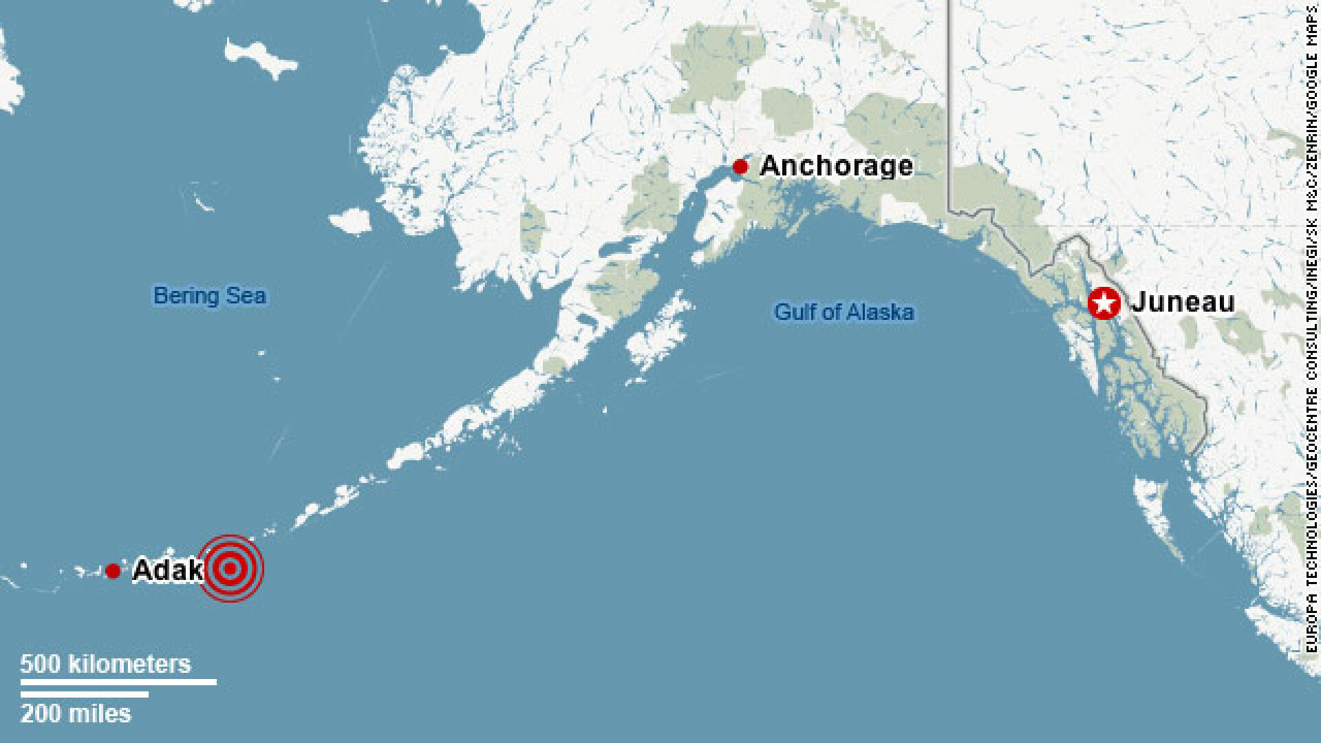 Alaska cutremur