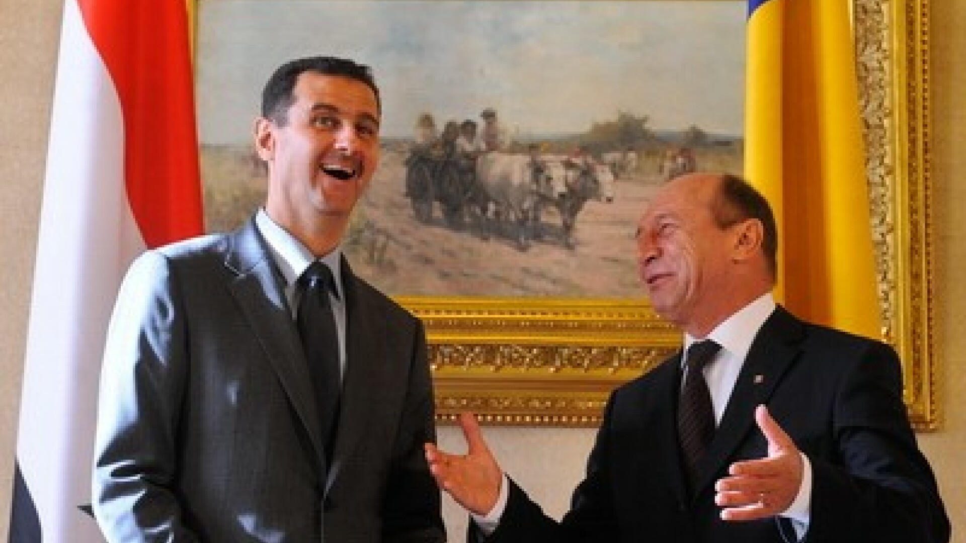 Bashar al-Assad si Traian Basescu