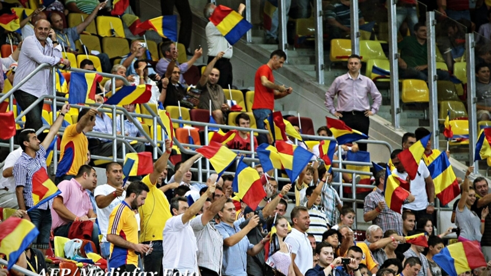 suporteri Romania - National Arena