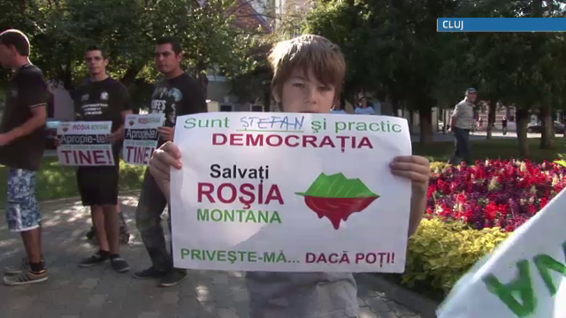 rosia montana protest