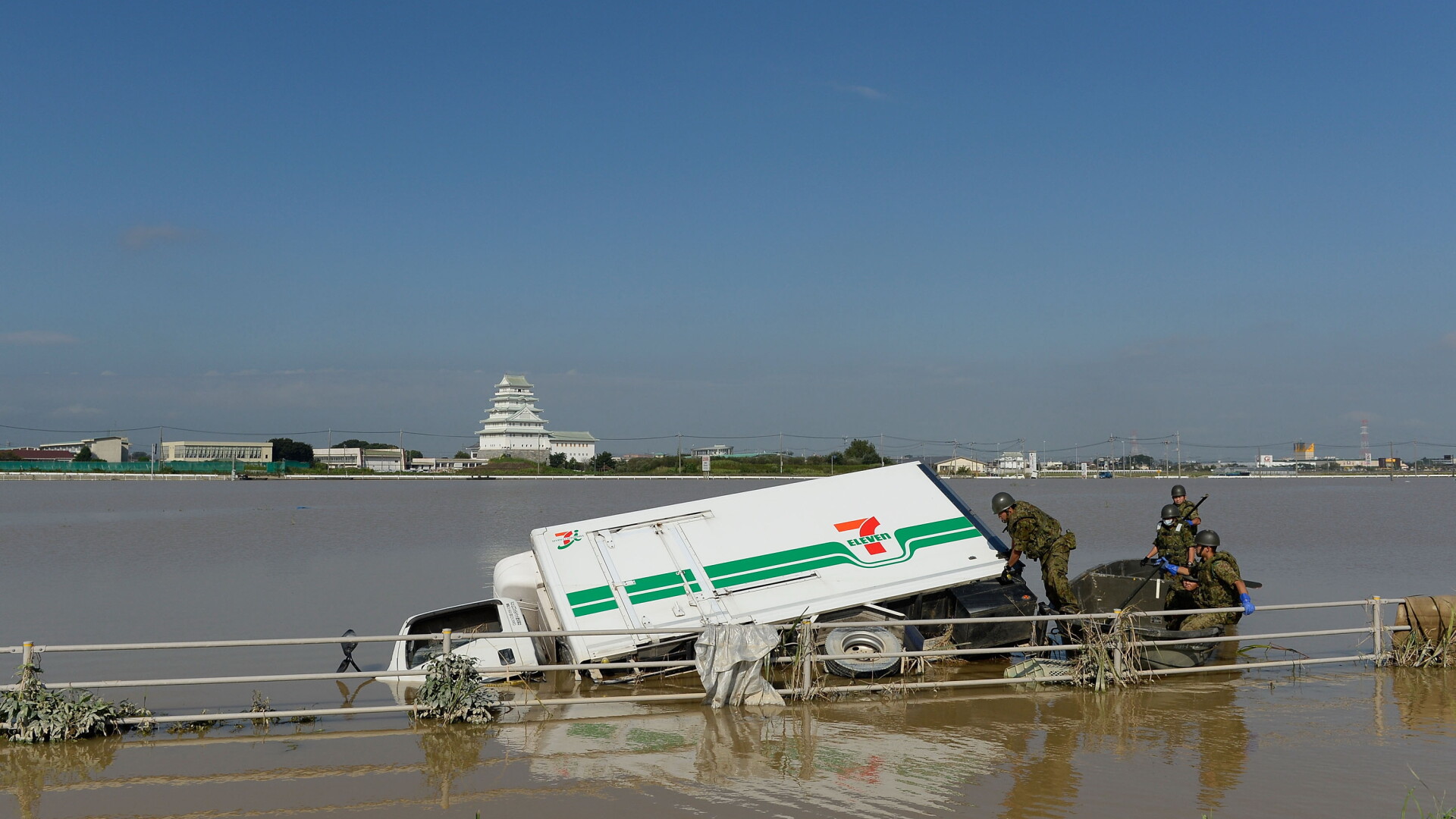 Inundatii in Japonia - GETTY