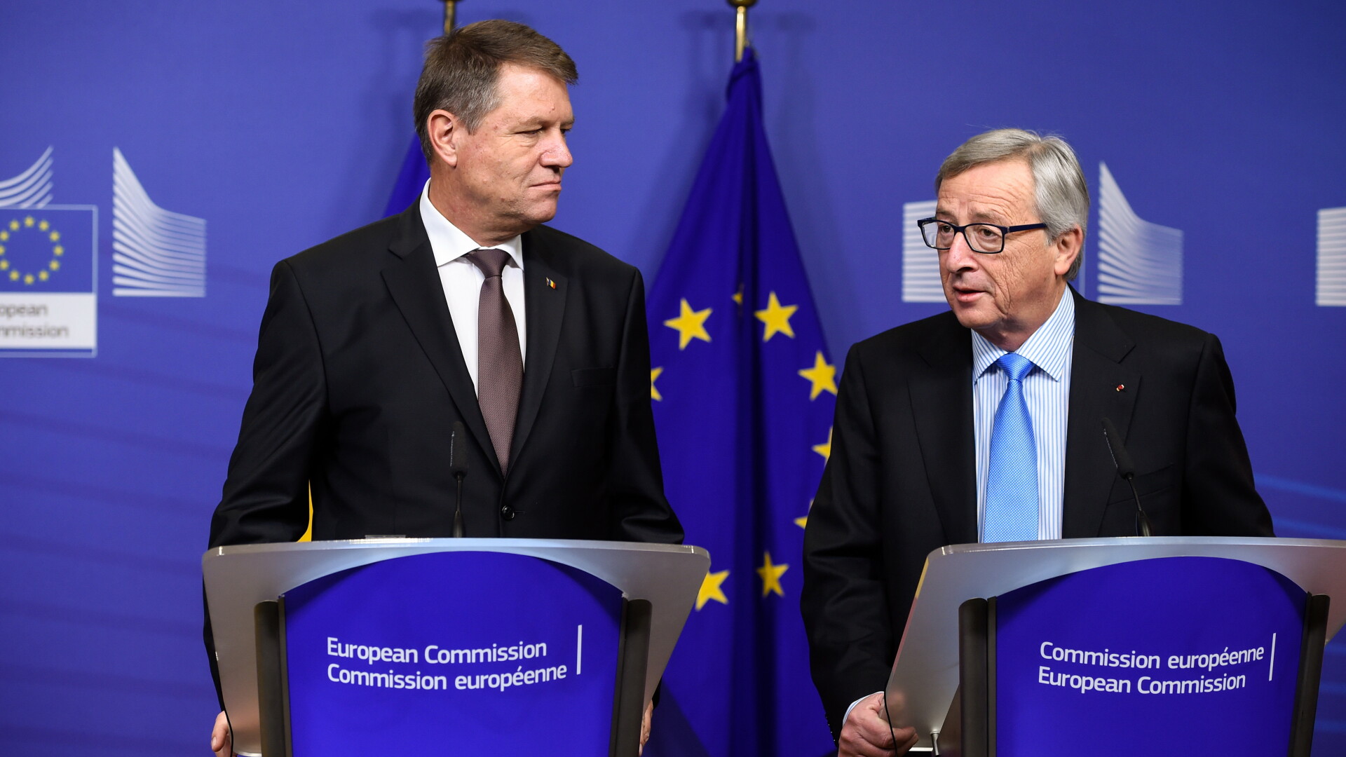 Klaus Iohannis, Jean-Claude Juncker - AGERPRES
