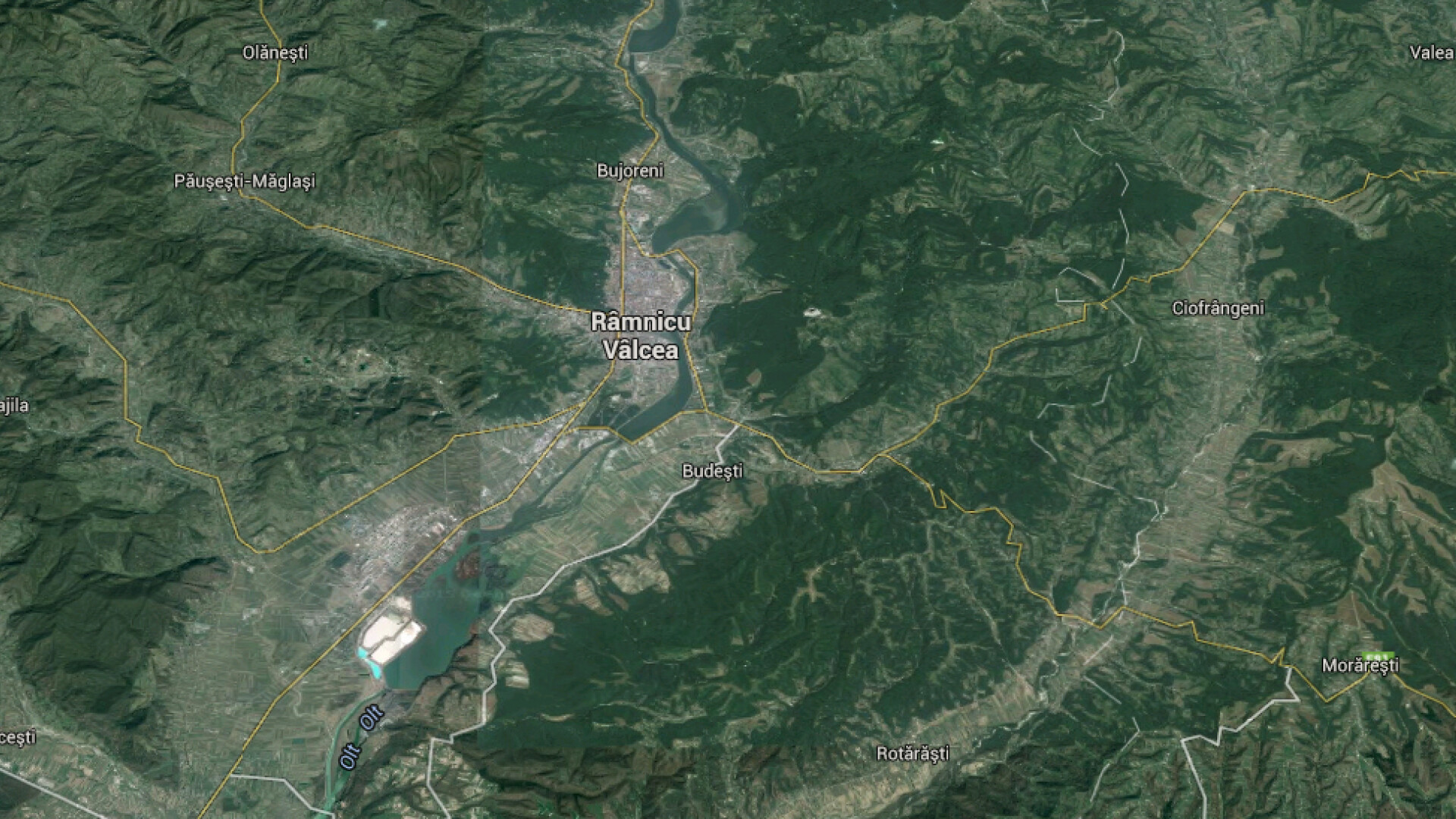 harta Ramnicu Valcea Google Earth