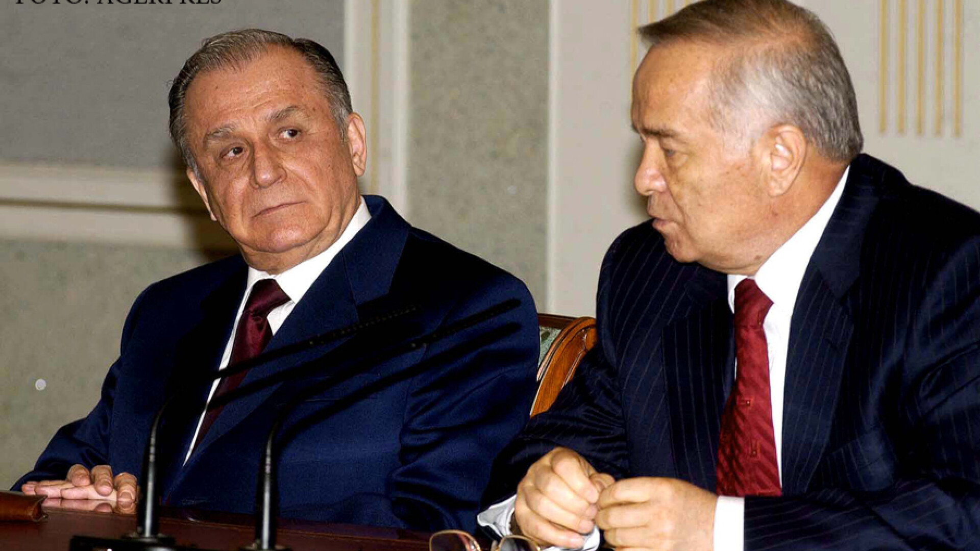 Vizita oficiala a presedintelui Ion Iliescu in Republica Uzbekistan, la invitatia omologului sau, Islam A. Karimov