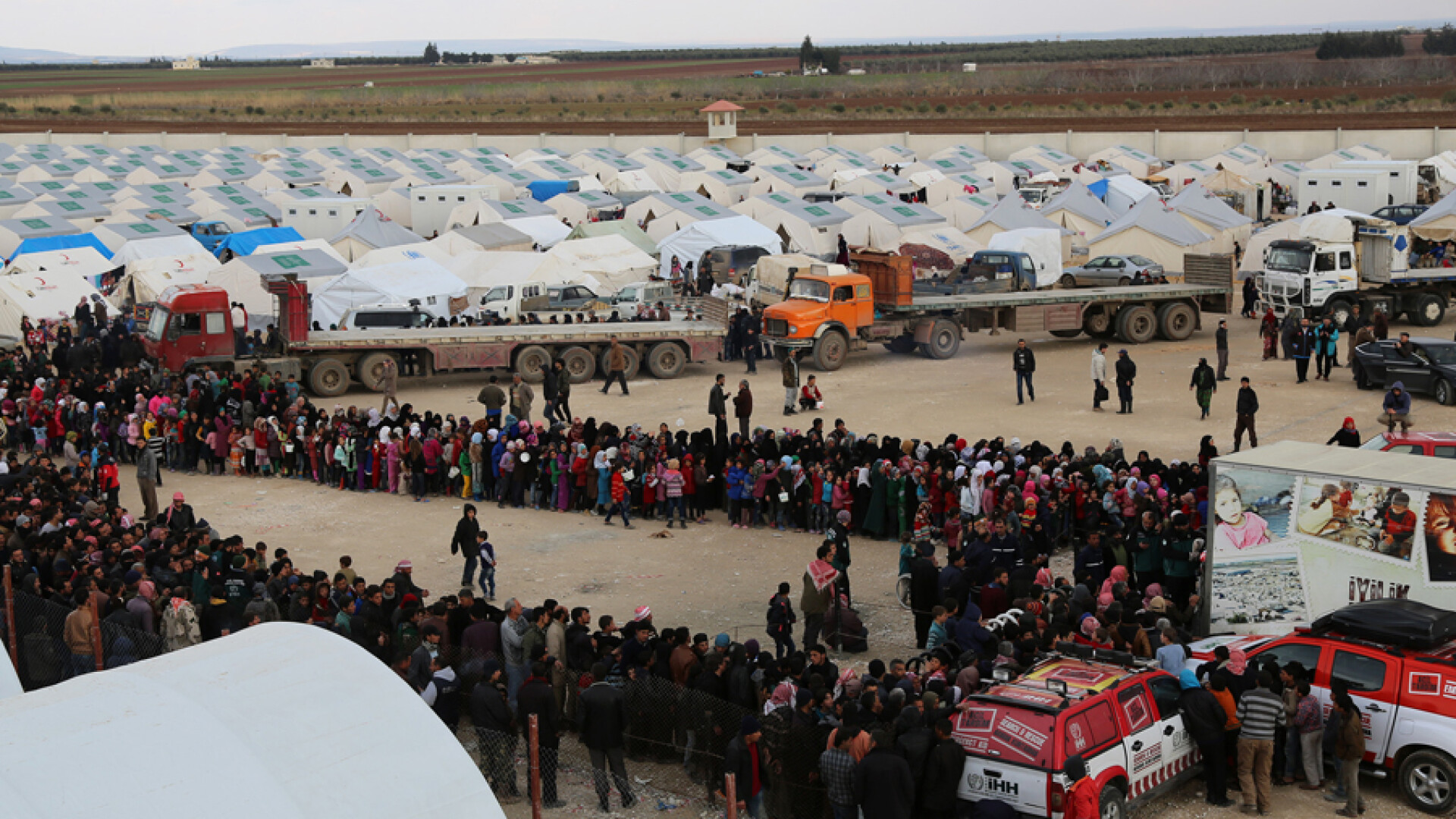 tabara de refugiati in Turcia, in orasul Kilis