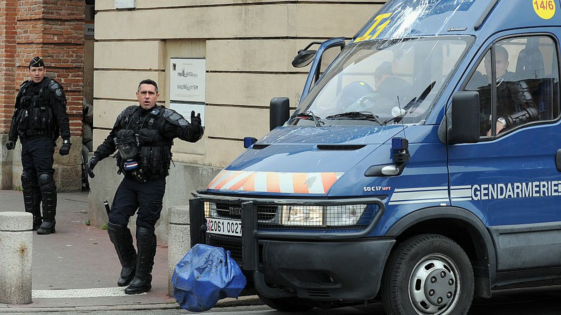 politie franceza in Toulouse