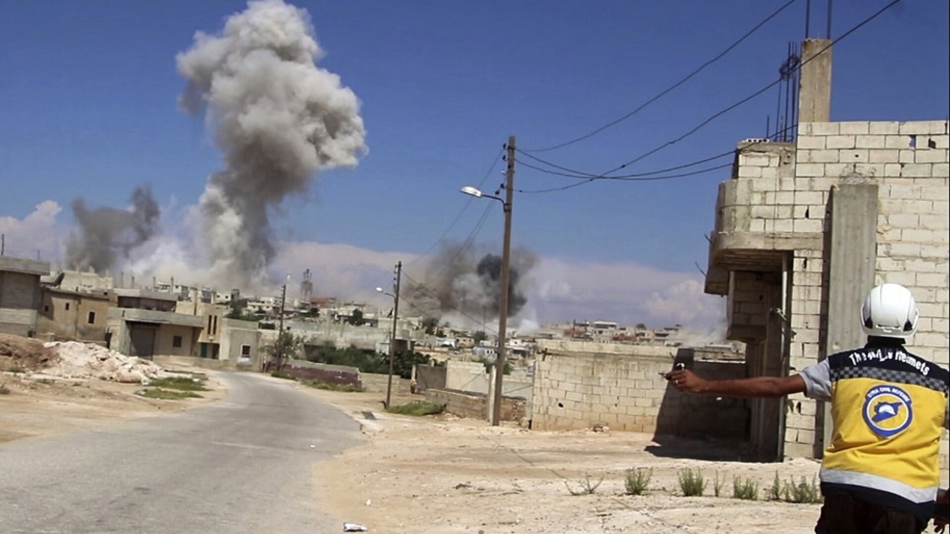 bombardament in Idlib