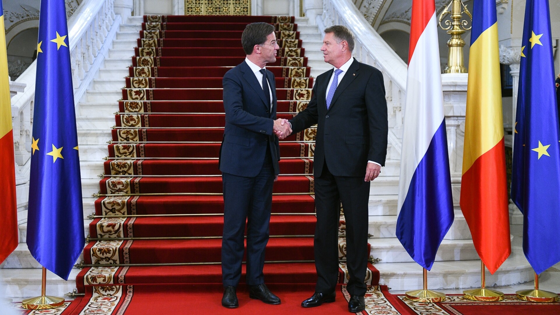 klaus iohannis, Mark Rutte