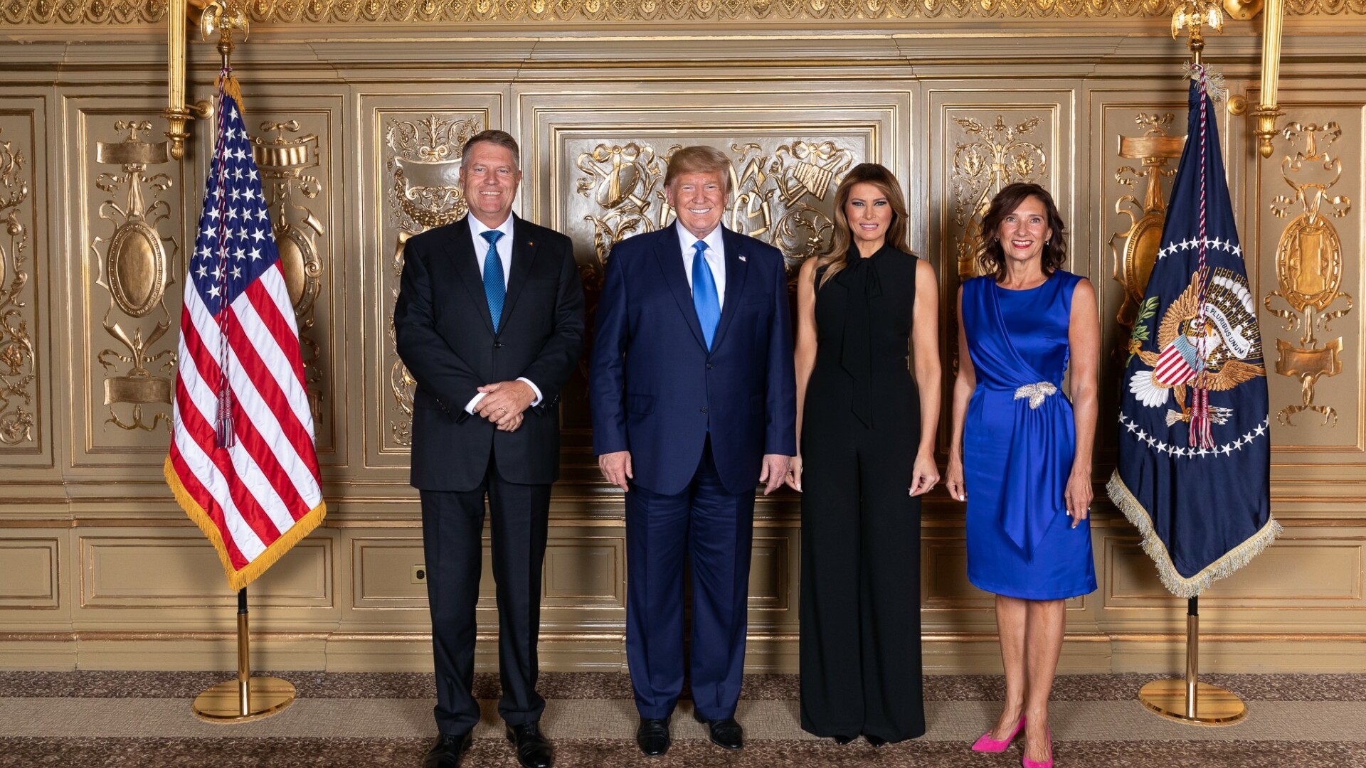 Klaus Iohannis, Donald Trump, Melania Trump, Carmen Iohannis
