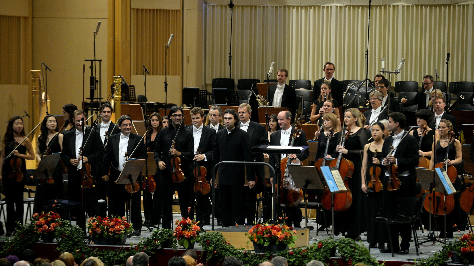 Filarmonica din Londra a făcut repetiții pentru Festivalul Enescu pe manele și picamere
