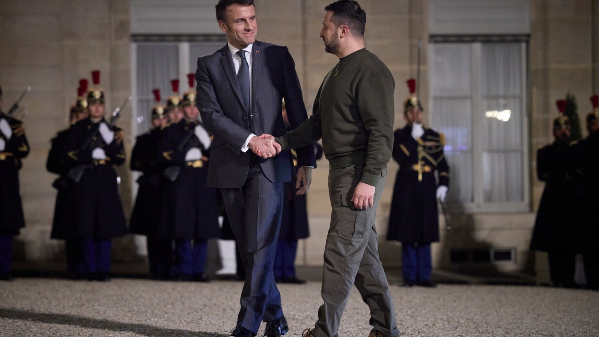 zelenski si macron