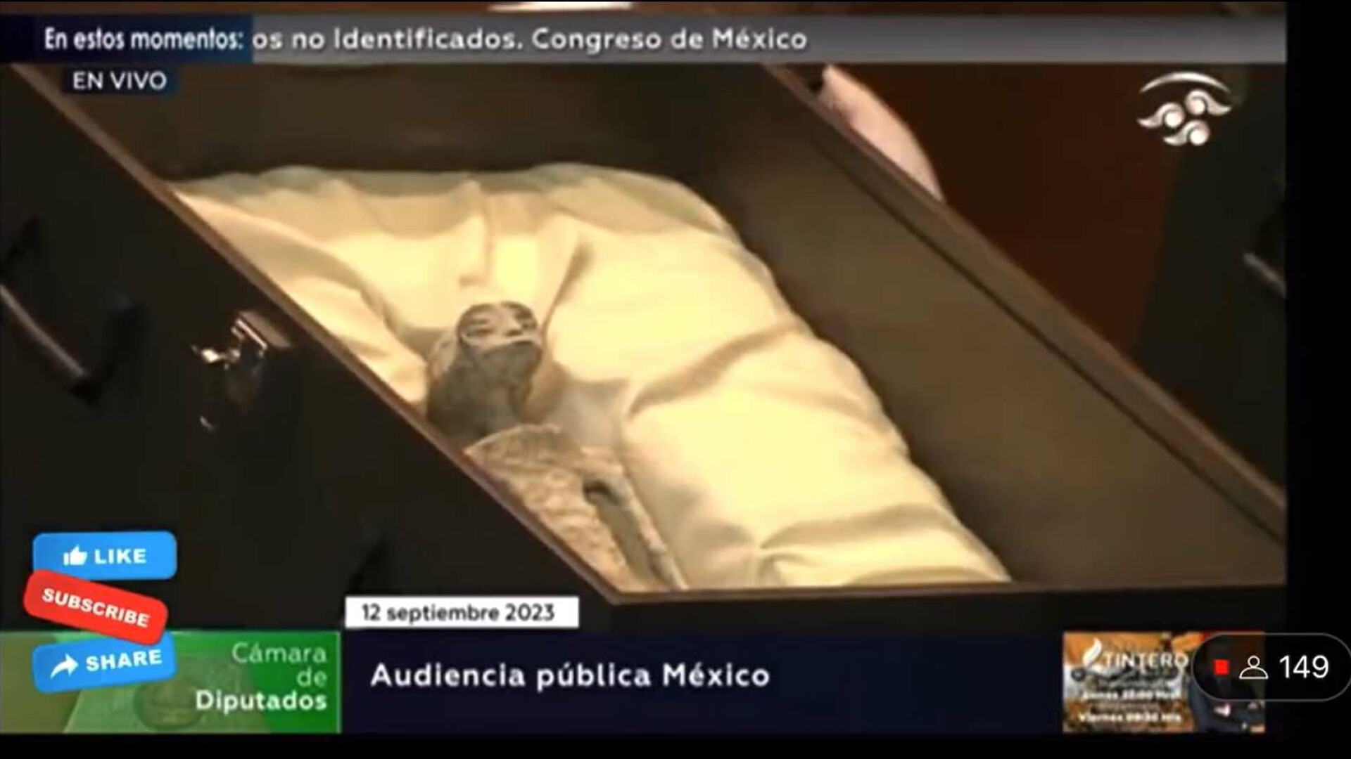 Cadavre „extraterestre” de 1.000 de ani, expuse la Congresul din Mexic. „Aceste specimene nu fac parte din evoluția noastră”