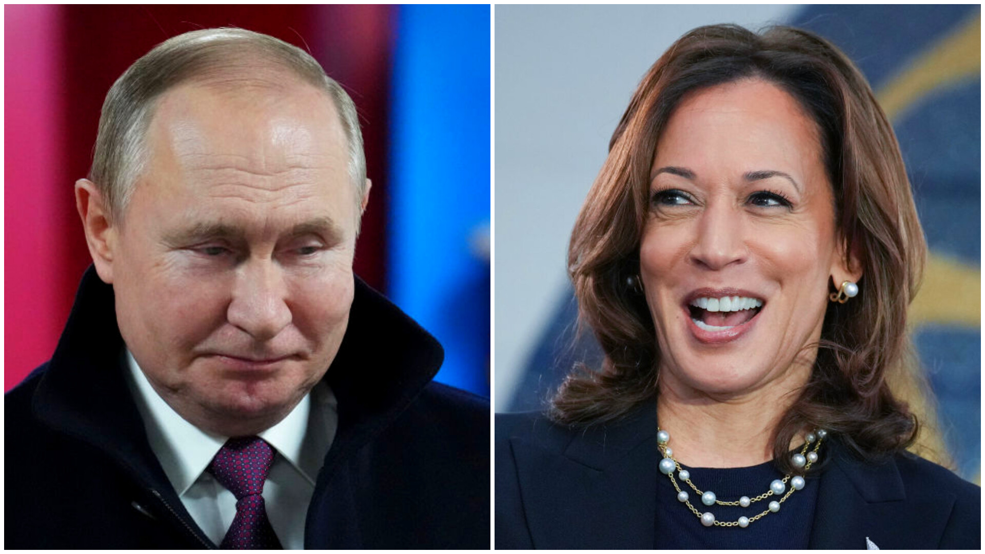 vladimir putin , kamala harris