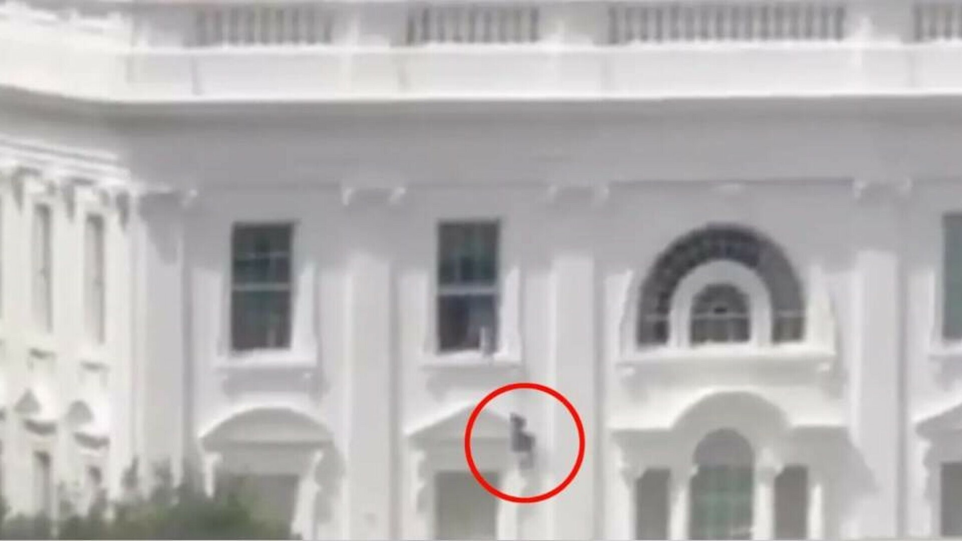Momentul în care mai multe obiecte „misterioase” au fost aruncate de la o fereastră a Casei Albe. VIDEO