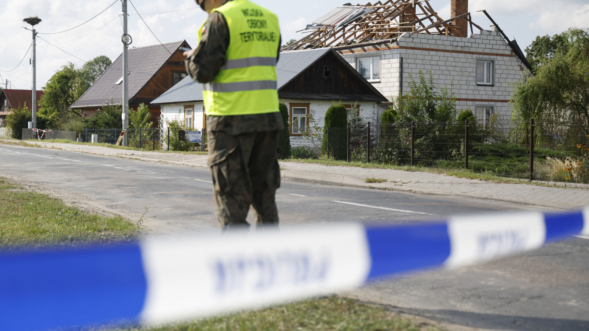 Casă avariată Polonia