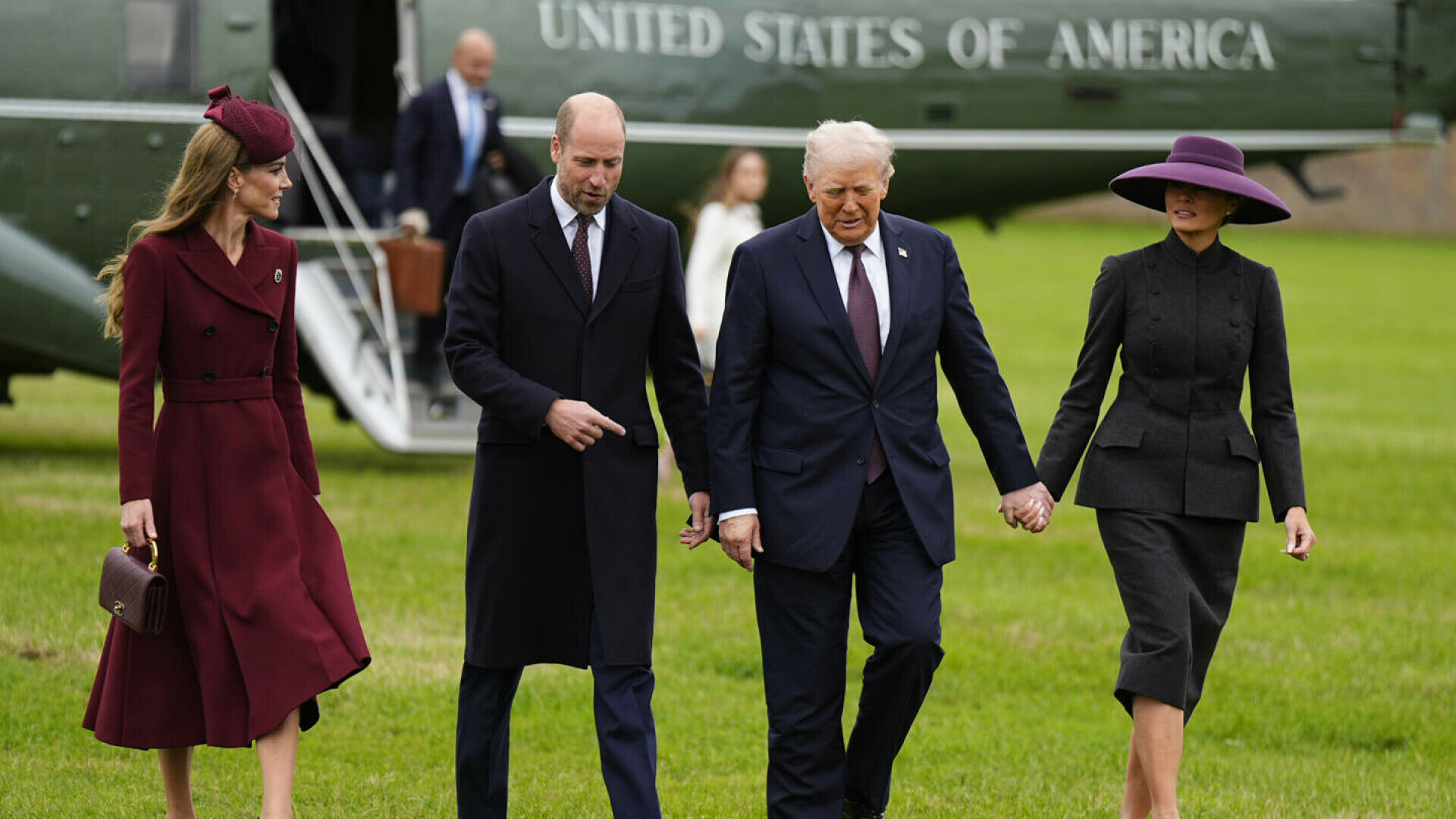 Donald Trump şi-a început vizita istorică în Marea Britanie
