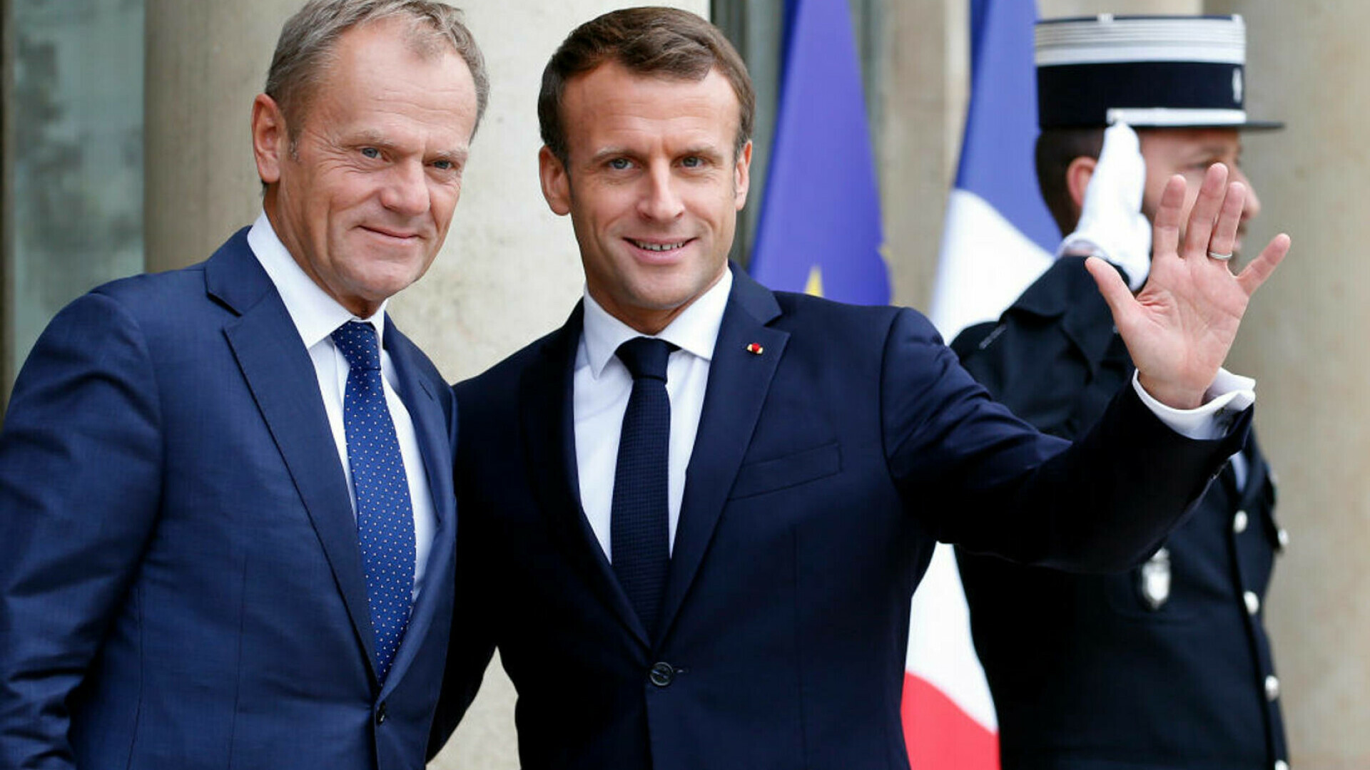 Macron and Tusk