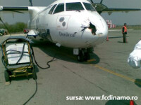 Avionul care transporta lotul echipei Dinamo, avariat in zbor!