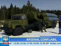 Jucarii noi! Tancuri si avioane... pneumatice