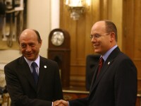 Traian Basescu si Albert de Monaco