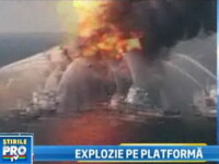 explozie, platforma petroliera
