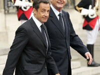Nicolas Sarkozy si Jacques Chirac
