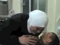 Siria, femeie isi plange copilul mort