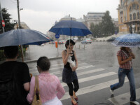 Administratia Nationala de Meteorologie a mai emis o informare. Va PLOUA tot weekendul
