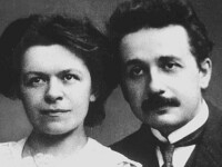 Albert Einstein cu sotia