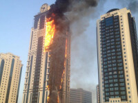 incendiu cladire Cecenia