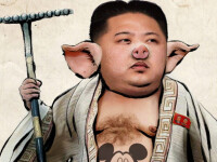 Imaginea postata de hackerii de la Anonymous, dupa ce au spart site-ul de propaganda nord-coreean
