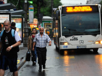 Un sofer de autobuz, batut in Capitala de un barbat care isi parcase neregulamentar masina