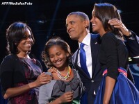 Barack Obama, Michelle Obama si copiii lor