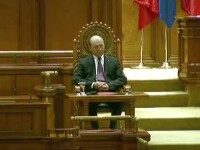 Traian Basescu in Parlament