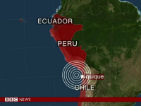 harta cutremur Chile