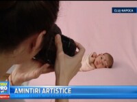 Bebelusii din Romania se aliniaza trendurilor internationale. Participa la sedinte foto inca din primele zile de viata