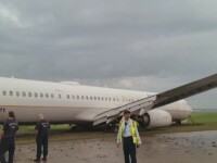 Incident aviatic pe aeroportul din Houston, SUA. Un avion a iesit de pe pista, dupa o manevra gresita