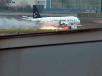 Un avion al companiei Turkish Airlines a aterizat de urgenta la Istanbul. Motorul aeronavei a luat foc din cauze necunoscute