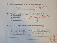 Testul inedit pe care un suporter Arsenal i l-a dat iubitei sale pentru a stabili viitorul relatiei lor. Scorul obtinut de ea