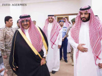 printii sauditi Mohammed ben Nayef si Mohammed ben Salman FOTO AGERPRES